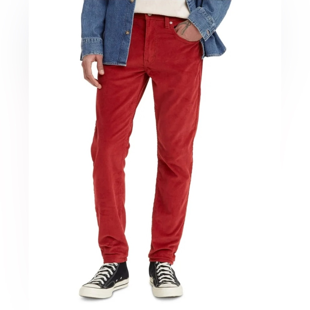 Levi’s 512 Slim Tapered Leg Corduroy Brick Red